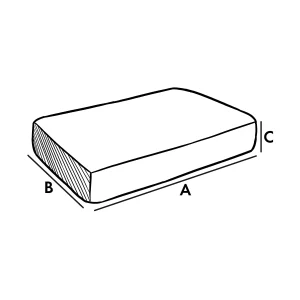 Cojín de exterior a medida – Rectangular / cuadrado (asiento)