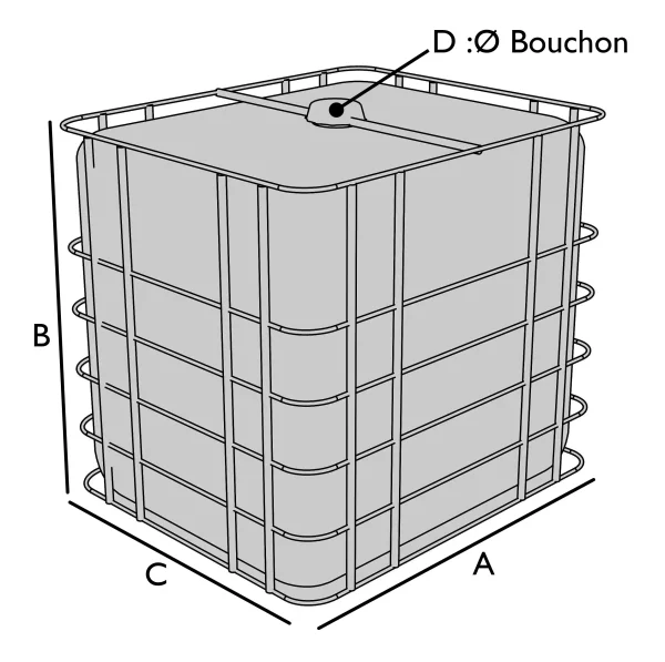 Funda para cisterna de agua