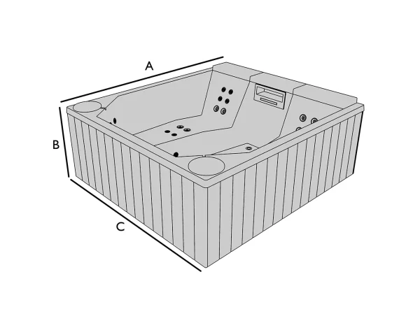 cubierta de spa jacuzzi