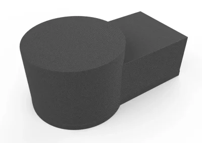 Cubierta para brasero y mesa auxiliar