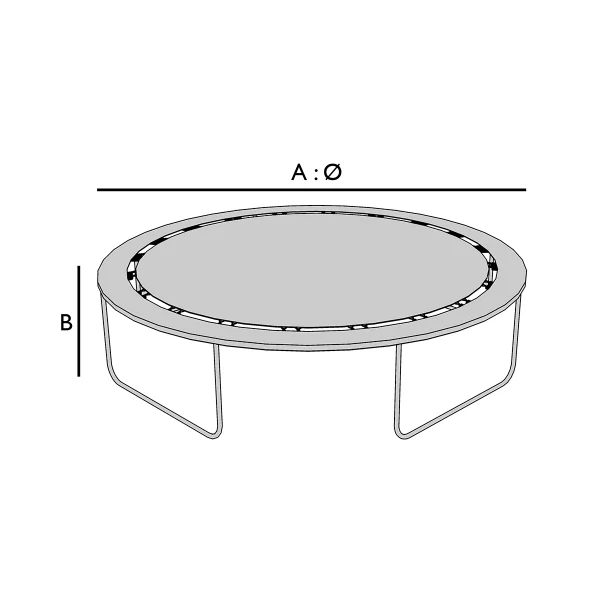 Lonas de protección para trampolín