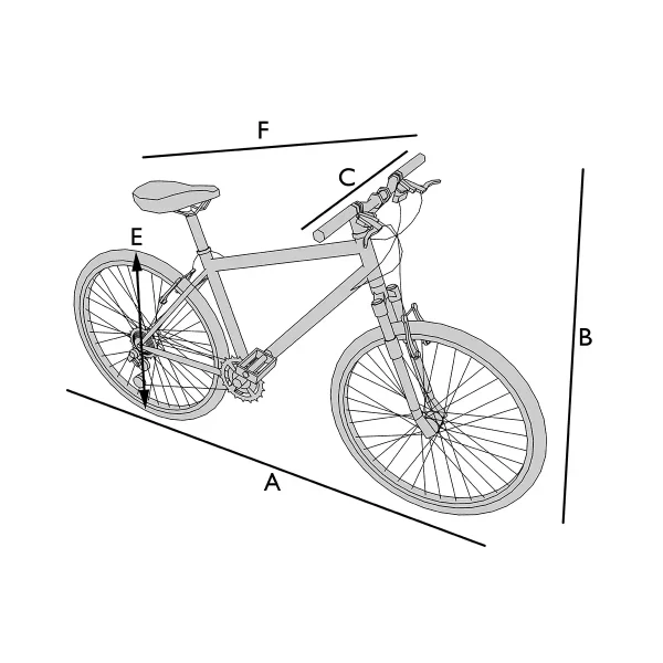 Lona de protección para bicicleta