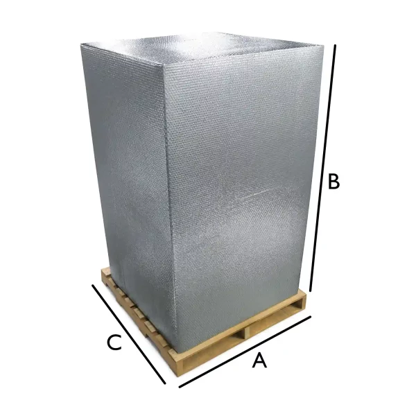 Protección térmica para palets