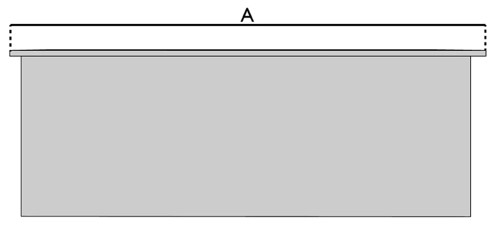 Funda para barra, longitud 980 x 455 Couvre-cuisines d'extérieur