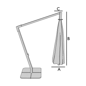 Funda para sombrilla colgante