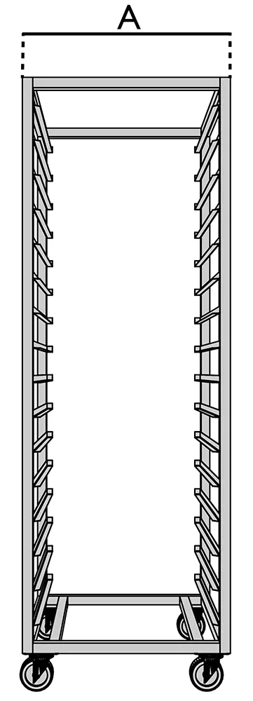 Housse-chariot-a-etageres-isotherme bâche chariot à roulette