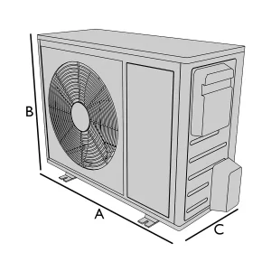 Funda para bomba de calor