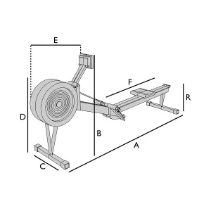 Funda para máquina de remo