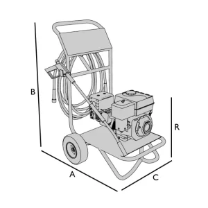 Funda para limpiador a presión profesional