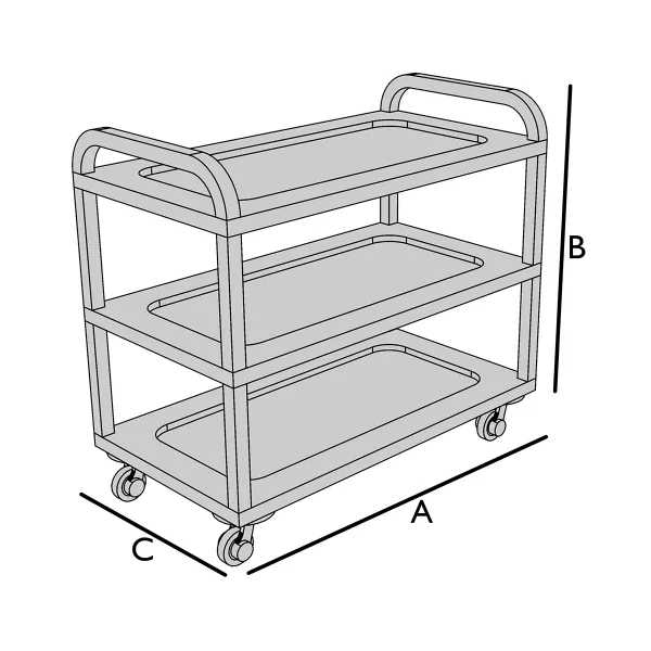 Funda para carros de servicio y transporte