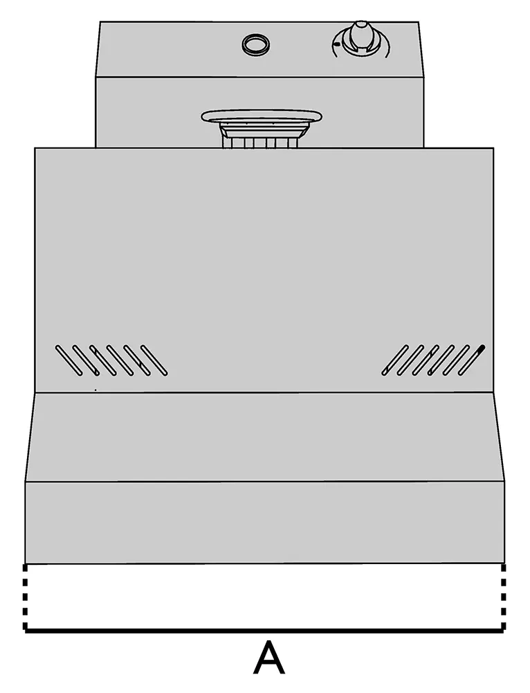 Protection-friteuse Protection pour caisse mobile
