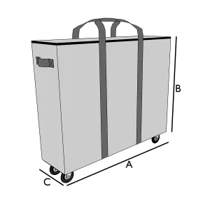 Bolsa de transporte con ruedas